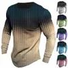 T-shirt da uomo con stampa casual Fi, girocollo, manica lunga, calzini da uomo, set regalo da uomo, camicie da uomo grandi b0Bg #