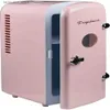 مجمدات الثلاجات الوردي Mini Portable Cooler 4-Liter برودة 6 12 أونصة العلب 100 ٪ Freon مجانا Beedior Ho-Friending Cooler Q240326