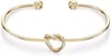 PAVOI 14-каратное золото с покрытием Forever Love Knot Infinity для женщин браслеты |Золотой браслет для женщин