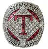 2022 2023 Baseball Rangers Seager Team Championship Ring مع هدية مروحة للرجال الخشبية للرجال