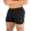 Heren lopen shorts training training workout bodybuilding gym sport mannen casual kleding mannelijke fitness jogging 240322