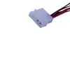 Novo 2024 4 pinos a 3 pinos PC Computador Conector de ventilador CPU Reduzir redução do cabo de extensão de ruído do resistor Fio de cordão de linha de linha para PC para PC para PC para resfriamento