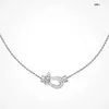 U Shape Horseshoe Pendant Necklacenew Designer Classic Women's Necklaces Collarbone Chaingold Plated and Diamondsdesigner Jewellery