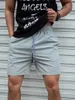 Hommes Shorts chauds léger mince pantalon court course Squat Fitn Shorts hommes vêtements de sport séchage rapide cordon Shorts G0BF #