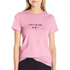 Polos pour femmes Pourrais-je être plus moi-même ?T-shirt Vêtements d'été Vêtements esthétiques T-shirts mignons pour femmes