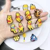 baby girl kids bear tiger charms Anime charms wholesale childhood memories funny gift cartoon charms shoe accessories pvc decoration buckle soft rubber clog charms