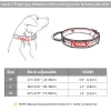 Sets Zachte op maat gemaakte lederen halsband Gepersonaliseerde huisdier-ID-taghalsband met handvat Gegraveerd naamplaatje voor middelgrote grote honden Verstelbaar