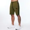 Męskie szorty sportowe fitn cott patchwork wydrukowane pięć punktów spodni Nowy letni trening treningowy