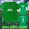 Maillot de football Irlande 2024 Kit enfants ROBINSON OBAFEMI Domicile extérieur 24/25 Qualificateur national Classy Special 2025 Maillot de football Vert Blanc FERGUSON BROWNE BRADY