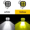 Light Bars Working Lights 3 Inch 40W Led Work 6000K White Spot Beam Lightings Square Lamp For Car Motocycle Off-Road Truck 12V 24V Dro Otjxq