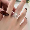 Cluster Rings Real S925 Silver Women Shell Pearl Crown Ring Lady High Carbon Diamond 5A Zircon Original Design Luxury Jewelry Girl Gift
