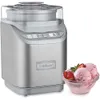 Cuisinart Meishanya 2 liter (ongeveer 2,8 liter), Cool Creations Frozen Yogurt, ijsmachine, LCD-scherm en timer, roestvrij staal, ICE-70P1