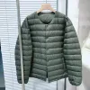 남자 90% 화이트 오리 다운 라이너 복구 재킷 2023 새로운 가을 겨울 따뜻한 가벼운 포장 가능한 남자 다운 코트 71vt#