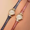 Viviennes Viviane Westwood Watch Empress Dowager Vivians ny klocka med kvartsrörelse och äkta läderrem 32mm kvinnors enkel stil