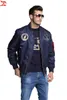 autumn Apollo Thin 100th SPACE SHUTTLE MISSION Thin MA1 Bomber Hiphop US Air Force Pilot Flight Korean College Jacket For Men d0Th#