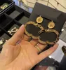 Moda estilo gota designer brinco suave em 18k banhado a ouro palavras forma para mulheres jóias de casamento presente com caixa