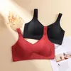 Bras Jelly Wsparcie bezproblemowe stanik dla dużych piersi Slim Fit Push-Up Push-Push-Push-Push-Push-Push-Up-Bree Bezprzewórz bielizny