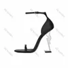 Luxe sandalen dames hoge hakken senior modeontwerper schoenen brief bruiloft diner dames sandalen 11 cm maat 35-42
