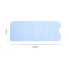 Mats NonSlip Bath Tub Mats Toilet Floor Rugs Home Shower Bathroom Carpets Bathroom Corner Shower Mat Suction Cup Drain Hole 100*40cm