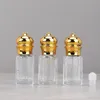 Flaconi di profumo ricaricabili da 6 ml Flacone di olio essenziale roll-on in vetro Contenitore vuoto per test di campioni di cosmetici