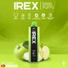 Recarregável mais novo venda quente melhor sabor irex 10k 12k puffs vs hazebar wga caneta vape descartável inteligente tela led barra de sopro