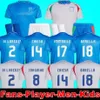 Gracz fanów Italia 2024 bonucci piłka nożna Jorginho insigne verratti men dla dzieci koszule futbolowe Chiesa Barella Chiellini Pellegrini Italys