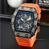 Designer Watches Luxury Mens Watches High Quality Watches Waterproof Stainless Steel Dial 41mm Sapphire Mirror Automatic Mechanical Core Watch Richar Watch 7MH5