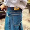 Big Boy Jeans Y2K Hip Hop Gothic Carto Grafik Stickerei Baggy Jeans Schwarze Hosen Herren Damen Harajuku Hohe Taille Breite Hose 50Du#