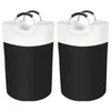 Laundry Bags 1Pc Collapsible Basket Hamper Dirty Clothes Waterproof Aluminum Handles 90L