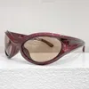 2024 nuovissimi occhiali da sole firmati da uomo BB0317S montatura in acetato nero occhiali da sole rotondi Dynamo lenti ovali grigie protezione 100% UVA / UVB moda donna occhiali casual
