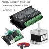 وحدة التحكم NEMA17 Stepper Motor Driver Kit 17HS4401+TB6600 4A+MKS OSC قابلة للتعديل إلى الأمام والعكس لجدول انزلاق نقاش CNC