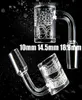 Newest Hand Grinder Machine 2mm Thick Domeless Quartz Banger Nails OD 25mm Flat Top Backwoods Pattern Bangers 90 Degree 10mm 14mm 3491926