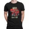 Rockabilly Vintage Rock And Roll Musique Hot Rod Vintage Sock Hop T-shirt Goth T-shirts pour hommes Vêtements d'été Harajuku T-shirt à col rond j9bc #