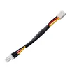 Fan Resistor Cable 3 Pin 4 Pin Male To Female Connector Reduce PC Fan Speed Noise Extension Resistor Cable Wire