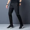 Koreaanse Fi Mannen Broek Casual Zomer Nieuwe Dunne Sneldrogend Ijs Zijde Rechte Broek Losse Sportbroek Heren Kleding h1pi #