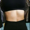 Calças suadas femininas, para pernas emagrecedoras, corrida, exercícios para perda de peso, calças de cintura alta com aperto abdominal, conjunto de roupas suadas