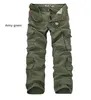 Heren Overalls Leger Cargo Broek Recht Multi-pockets Baggy Lg Broek Casual Streetwer tactische Broek Mannen Pantal Homme 46 T8Db #