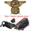 Bags Outdoor Tactical Gun Waist Bag Holster Chest Military Combat Camping Sport Hunting Athletic Shoulder Sling Gun Holster Bag X261A
