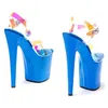 Dance Shoes Wome Fashion 20CM/8inches PVC Upper Platform Sexy High Heels Sandals Pole 238