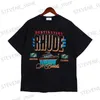 Men's T-Shirts 24SS Classic Letter Print T Shirt Men Women EU Size 100% Cotton Top Ts High Strt Summer Hippie Clothes T240325