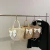 Designer de luxo moda sacolas carteiras 2023 Tailândia férias tecido mulheres saco de moda tendência doce série mulheres saco único ombro crossbody cesta vegetal