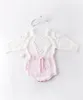 Baby Knitted Clothes Heart Baby Girl Romper Pompom Infant Girls Sweater Designer Newborn Jumpsuit Autumn Winter Baby Clothing DW465317792