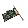 5.1 Masaüstü Bilgisayar Yerleşik Bağımsız PCI-E8738 Stereo 6 Kanallı Bilgisayar Kabloları Konektörleri PCIE SES KARTI