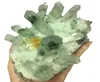 Dingsheng Yeşil Phantom Kuvars Küme Sitrin Değnek Noktası Doğal Druzy Pointy Bahçe İncüzyon Kristal Mineraller Örnek3864444