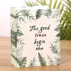 Albums Green Leaves 100 Pockets 6 Inch Art Photo Album Picture Storage Photo Case Family Friends Memories Scrapbook Book Gift