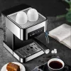 Tools Commercial Coffee Machine Small 20 Bar Ltalian Coffee Maker Machine With Milk Frother Wand For Espresso Cappuccino Latte Mocha