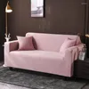 Stol täcker fyra säsonger Solid Color Stretch SOFA Cover Bench Cushion Slipcovers High Elastic Furniture Protector avtagbar heminredning