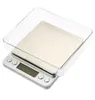 2000g01g مقياس رقمي المطبخ المطبخ أدوات الفولاذ المقاوم للصدأ الوزن الإلكترونية LCD مقياس الوزن الإلكترونية 2393216
