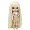 Glacé DBS Blyth poupée série NoBL0510 cheveux blonds peau blanche corps articulaire Neo 16 bjd ob24 anime fille 240311