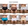 Mens Satin Boxers Shorts Sexy Nightwear Pijamas Lounge Calças Pijamas Roupa Interior Confortável Respirável Boxers Planos v3uO #